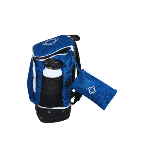 Fortis Backpack - Black Sparkle/Pink