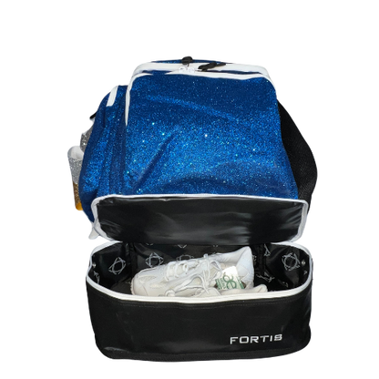 Fortis Backpack- Red sparkle/White